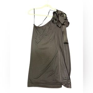 Marc Jacobs Black Asymmetrical Dress with Bow